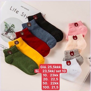 Set 10 đôi tất gấu cho bé