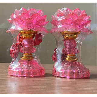 Bộ 2 đèn thờ hoa sen đổi màu