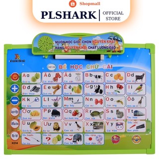 Bảng Chữ Cái Điện Tử 5 Tờ 11 Chủ Đề Cho Bé Luyện Nghe Nói Cho Bé Từ 1-5 PLSHARK
