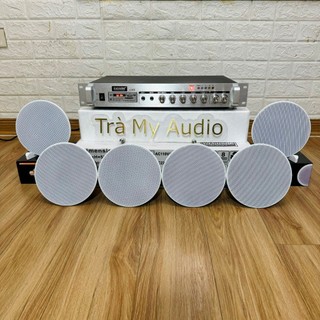 Bộ dàn 6 loa âm trần nghe nhạc cực hay dùng cho Spa, nhà hàng, salon.