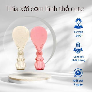 Muôi múc cơm, muôi xới cơm hình thỏ dễ thương, ngộ nghĩnh