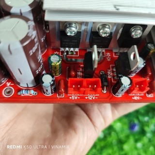 Mạch Class D liền nguồn đơn kênh (Hệ 12v, 24V)