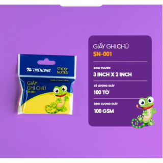 Giấy ghi chú pastel thiên long sn-001