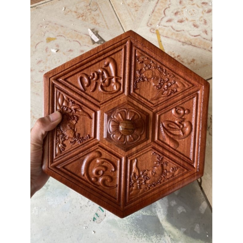 Hộp mứt kẹo gỗ hương
