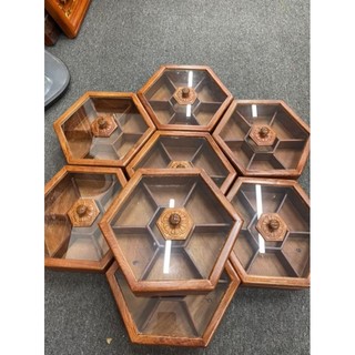 Hộp mứt kẹo gỗ hương