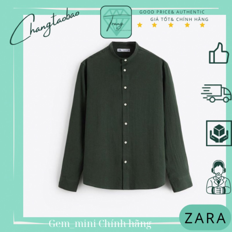 Zara Auth Áo sơ mi nam s 175/92A dài tay