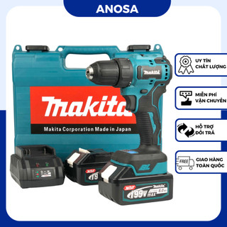 Máy khoan pin Makita Không chổi than đầu kẹp 10 ly