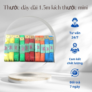 Thước dây may đo quần áo, đo 3 vòng 1m5