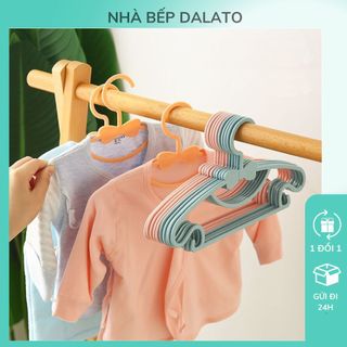 Móc treo quần áo trẻ em, móc phơi đồ em bé, móc quần áo sơ sinh đồ nhà bếp dalato