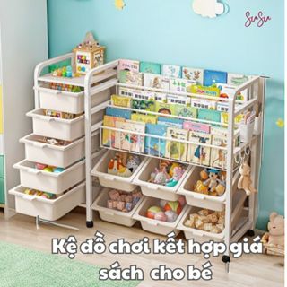 Kệ đựng đồ chơi kệ sách cho bé kệ montessori kệ đa năng trang trí phòng decor phòng gọn gàng tiết kiệm không gian
