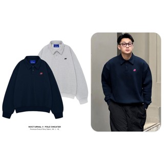 Áo Polo Sweater NOCTURNAL Nỉ Chân Cua Cotton 100% Unisex Nam Nữ Local Brand