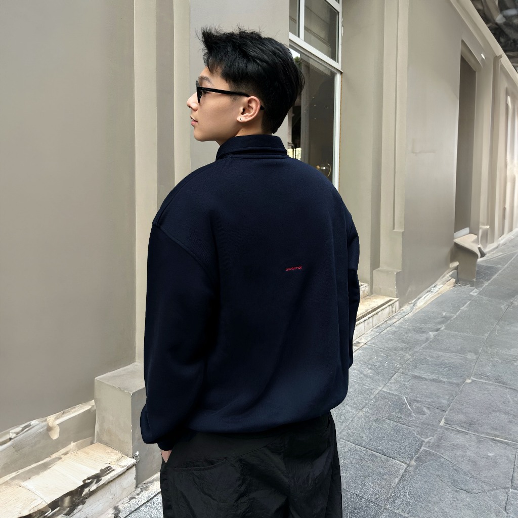 Áo Polo Sweater NOCTURNAL Nỉ Chân Cua Cotton 100% Unisex Nam Nữ Local Brand | BigBuy360 - bigbuy360.vn