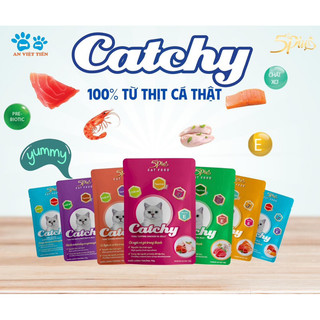 Pate catchy 5plus dành cho mèo - gói 70gr