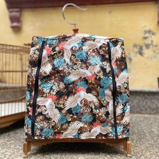 Áo lồng chim chào mào Áo lồng vuông đấu thái đấu vuông cao thái cao vải hoa loại 2 (giá rẻ)