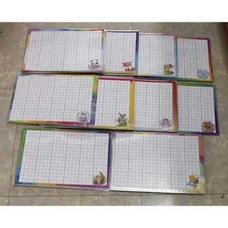 Bảng nhóm, bảng phụ A3, A4 Có sẵn nam châm gắn bảng, ép nhựa chắc chắn