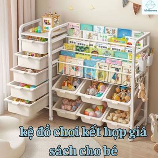Kệ sách kệ đựng đồ chơi cho bé kệ montessori kệ đa năng trang trí phòng decor phòng gọn gàng tiết kiệm không gian