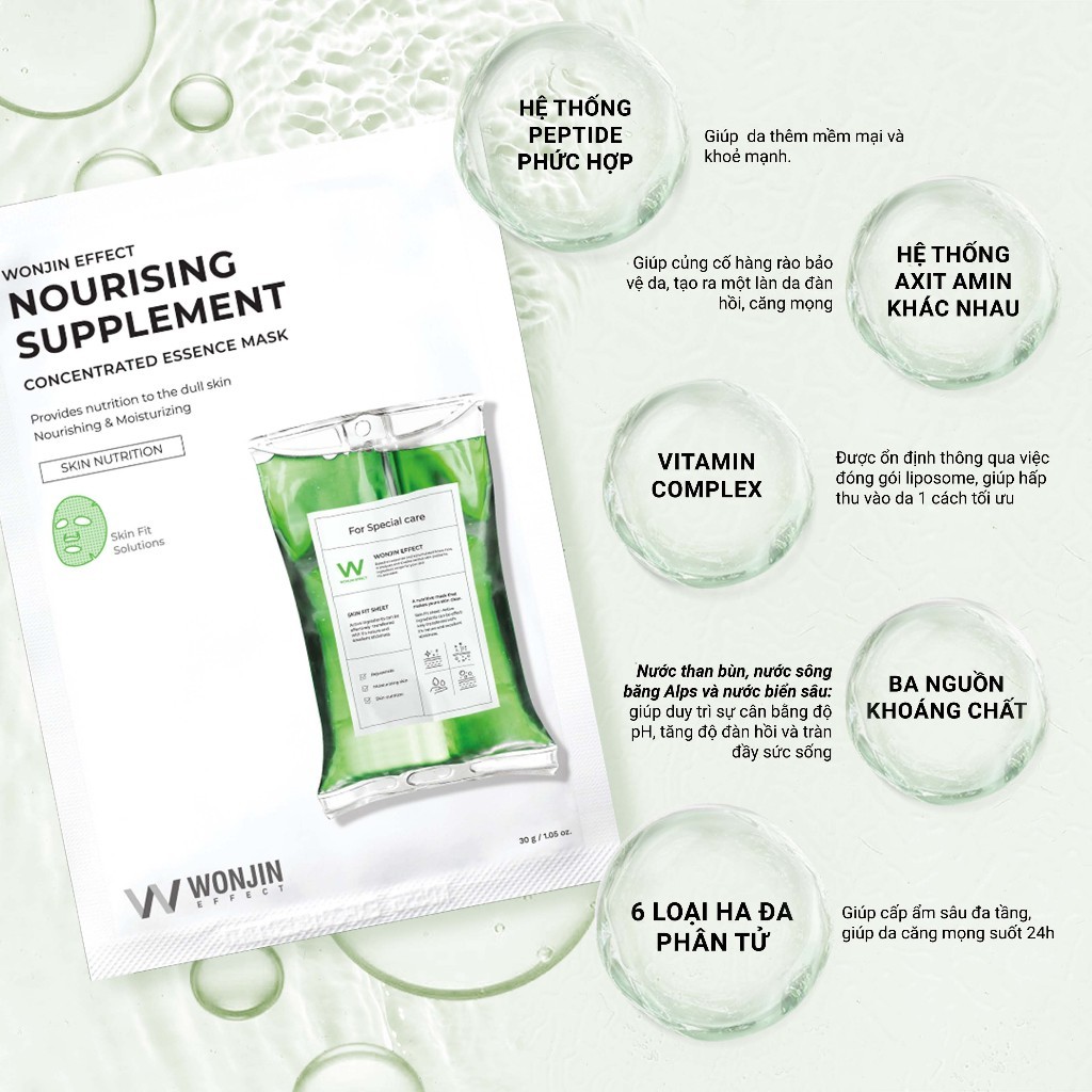 Mặt nạ dưỡng sáng, cấp ẩm, phục hồi và trẻ hoá da Wonjin Always Dream Pack hộp 10 miếng (đủ 4 màu)