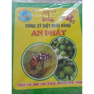 DŨNG SĨ DIỆT RUỒI VÀNG (dạng bẫy dính 35cmx35cm)