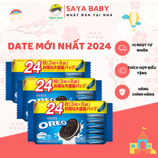Gói bánh quy sô cô la OREO Original kẹp kem vani 24 miếng socola