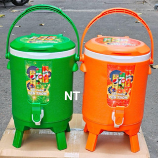 Bình đá giữ nhiệt 6 lít có van - nhựa Duy Tân