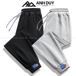 Quần Jogger Nam Nữ Thun Da Cá Phong Cách Thể Dục Thể Thao Năng Động Cá Tính Unisex ANH DUY SHOP JG34