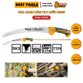 Cưa cành cầm tay lưỡi cong 13inch ingco hps3308
