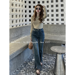 8021449 ÁO THUN TRƠN DÀI TAY JUNE