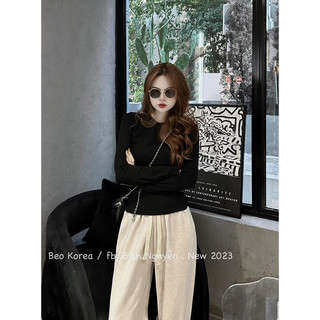 8021449 ÁO THUN TRƠN DÀI TAY JUNE