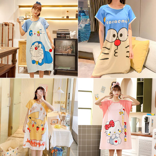 Váy đầm suông mặc nhà mẫu hoạt hình dễ thương cute TooYoo