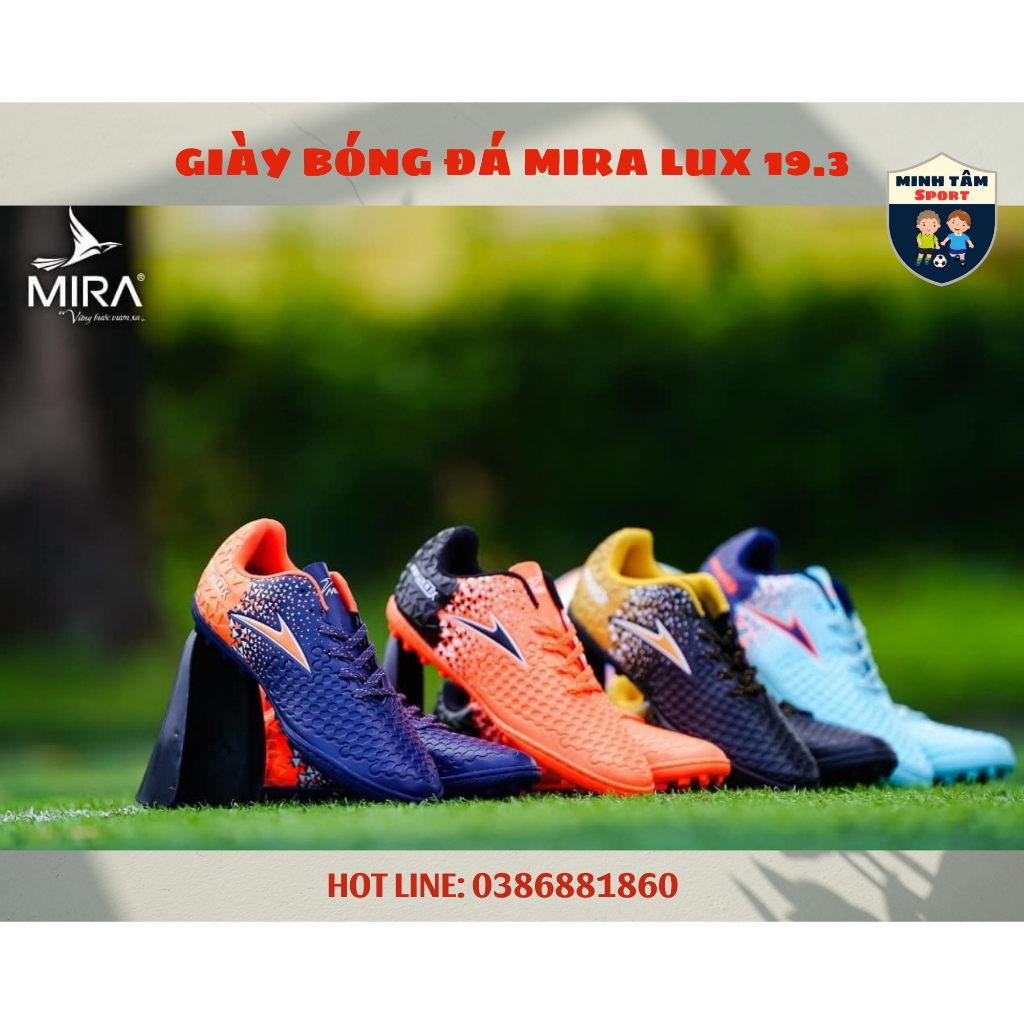 Giày Bóng Đá MIRA LUX 19.3 TF NEW, Giày đá Banh Sân Cỏ Nhân Tạo