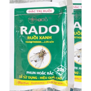 Thuốc diệt ruồi rado ruồi xanh 20g - an toàn hiệu quả