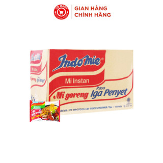 Thùng 40 gói mì xào khô Indomie Mi Goreng Rasa Iga Penyet vị sườn (80g)