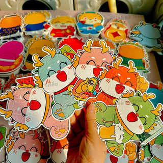Combo 50 bao lì xì chibi dễ thương - bao lì xì 2024 - bao lì xì đẹp