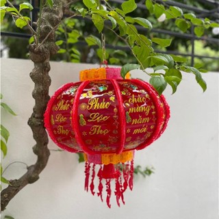 Đèn Lông Điện Xoay 360 Trang Trí Tết Chữ Việt - Lồng Đèn Điện Xoay 3D 360 Kết Hợp Đèn Led Hiệu Ứng Ánh Sáng Nhấp Nháy