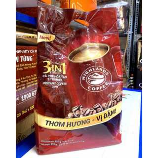 Cà Phê Highlands Coffee 3in1 Hòa Tan Bịch 850g (50 Gói x 17g)