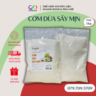 Cơm Dừa Sấy Khô Dạng Hạt Mịn Gói 1kg - Giao thương hiệu ngẫu nhiên