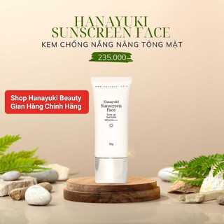 Kem Chống Nắng Nâng Tông Cho Mặt Hanayuki Sunscreen Face 50gr