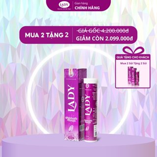 [ MUA 2 TẶNG 2] Viên sủi nở ngực LADY Giúp tăng vòng 1 săn chắc an toàn, Tăng Cường Nội Tiết Tố Nữ