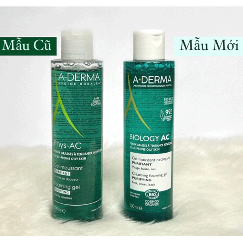 SỮA RỬA MẶT A-DERMA [CHÍNG HÃNG MẪU MỚI]