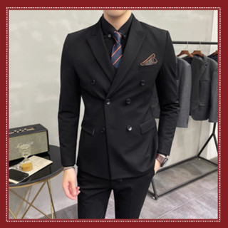 [ Mã CTYV60 giảm đến 50K đơn 999K ] vest nam 6 khuy , bộ vest nam hàn quốc 6 cúc hàng 3 lớp chuẩn phom