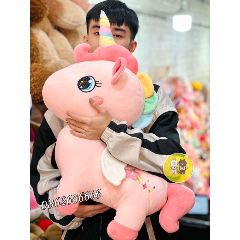 Gấu Bông Ngựa Unicorn Thiên Thần Cao Cấp - Xưởng Gấu Bông Việt Nam