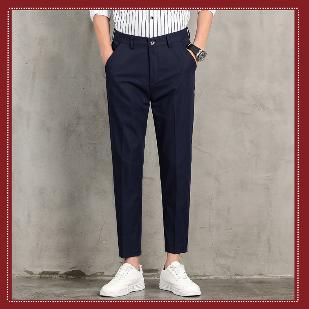 Quần âu nam dáng hàn.quần âu nam vải tuyết mưa trẻ trung năng động,