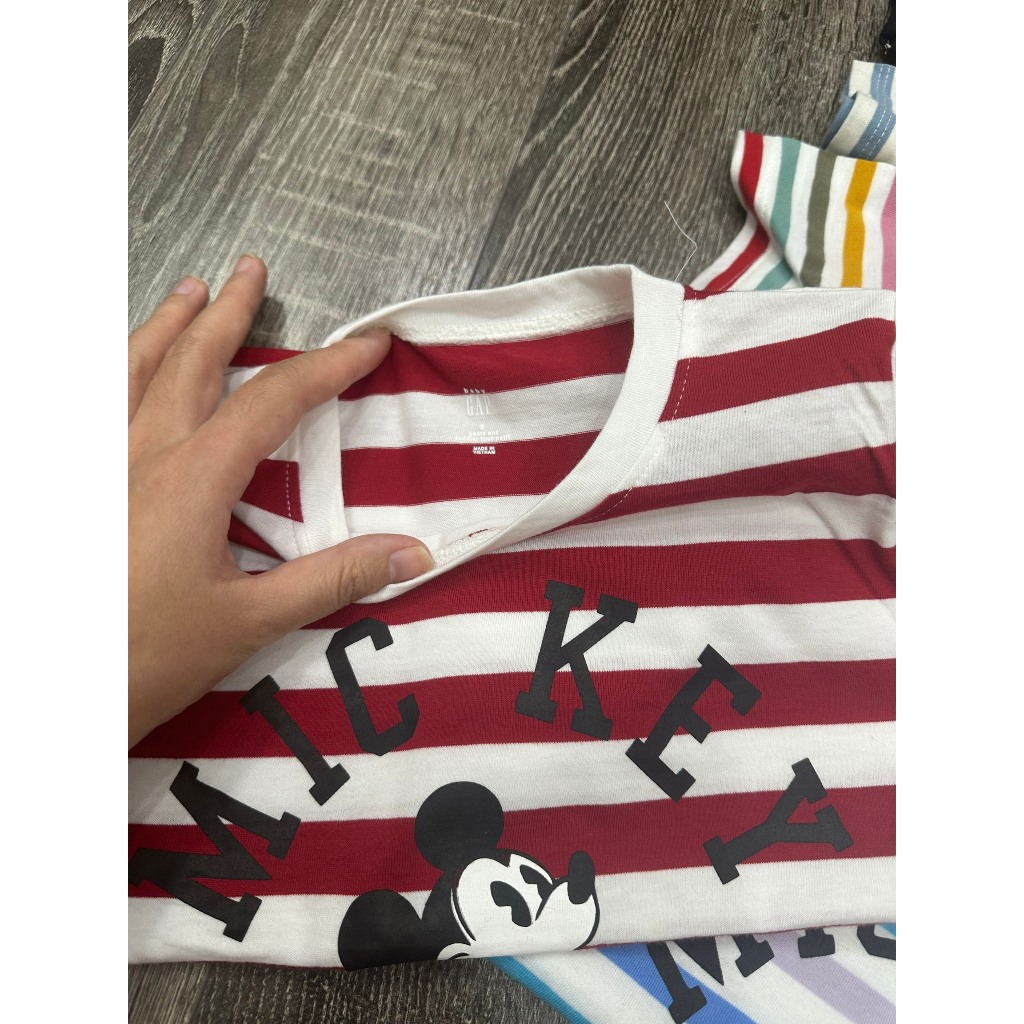 Áo thun cotton baby GAP hình chuột Mickey