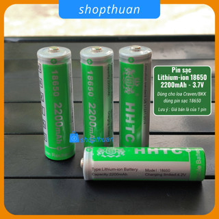 Pin Sạc 18650 3.7V Lithium-ion - Dùng Cho Loa Craven, BKK  - Đèn Pin Sạc