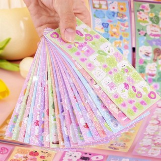 Set 1 tấm, 5 tấm sticker trang trí sổ, sticker dán trang trí ảnh idol nhiều mẫu ánh hologram