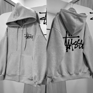 Áo Hoodie Zip Nam Nữ Stussy Họa Tiết Logo Chữ In Nhiệt Cao Cấp Form Dáng Unisex Thời Trang Nam Nữ Cực Hottrend 2023