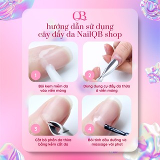 Dụng cụ đẩy da, lấy khóe móng 2 đầu