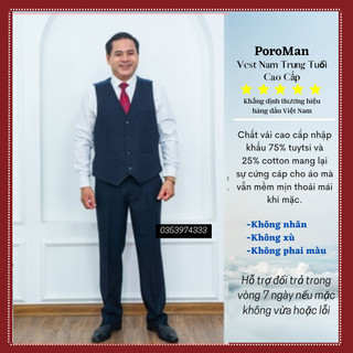 Áo ghi lê trung niên, áo ghi lê trung tuổi cao cấp