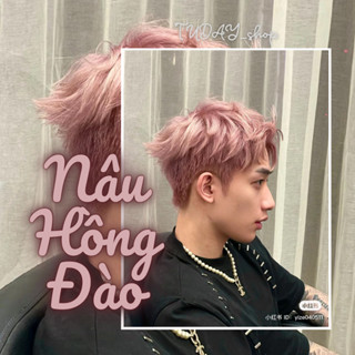 Thuốc Nhuộm Tóc Màu NÂU HỒNG ĐÀO Nam | Tudayhair, Tudayhairs