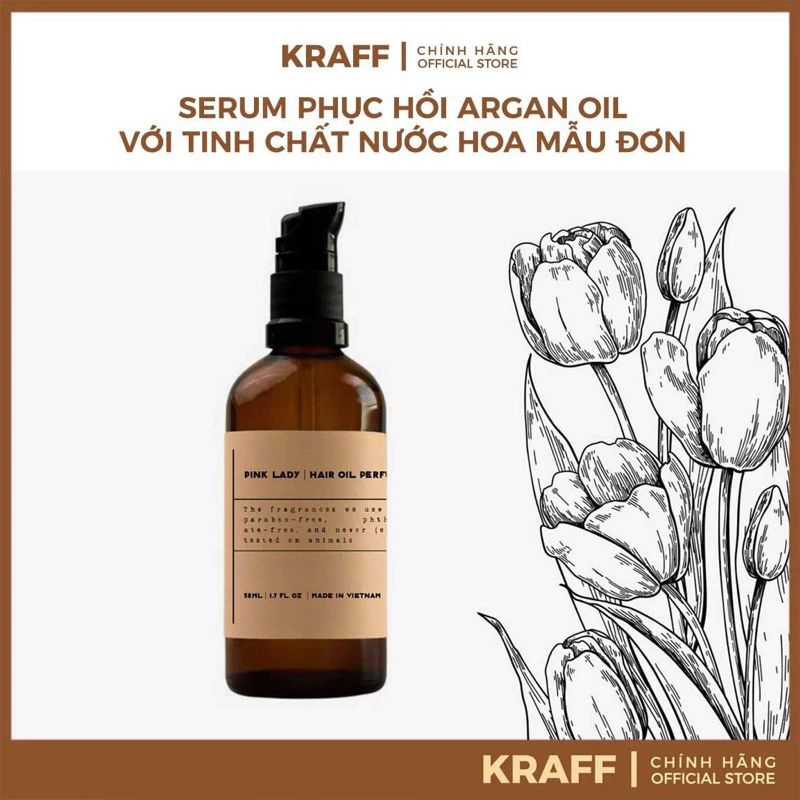 Serum Dưỡng Tóc Nước Hoa Pink Lady